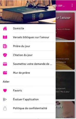 Versets biblique sur l amour android App screenshot 11